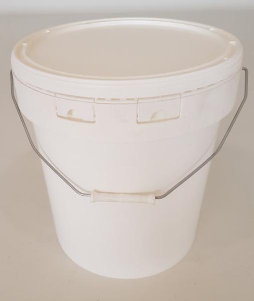 Kunststoffeimer für Honig mit auslaufsicherem Deckel 15lt